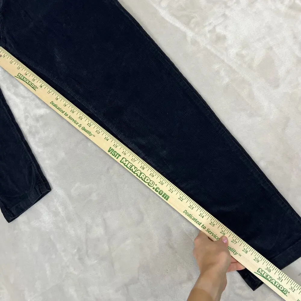 Selected Homme Pants Mens 30x32 Blue Corduroy Slim Skinny‎ Preppy Academia NWT